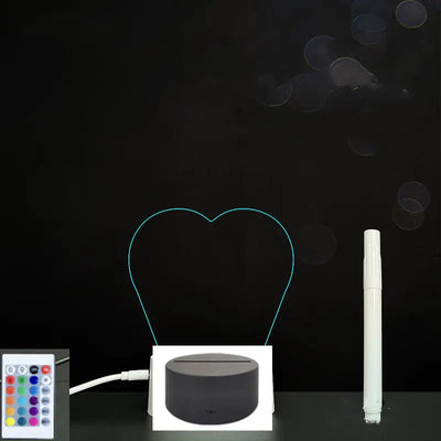 3D Acrylic Board Handwriting Message Board LED Light null