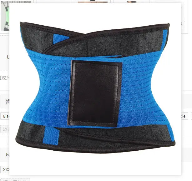 Waist Trimmer Belt Body Shaper Abdominal Trainer Weight Loss Fat Burning Straps null