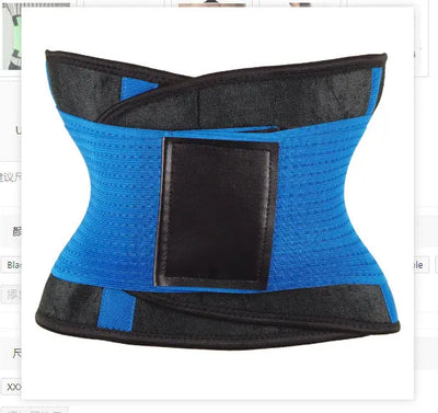 Waist Trimmer Belt Body Shaper Abdominal Trainer Weight Loss Fat Burning Straps null