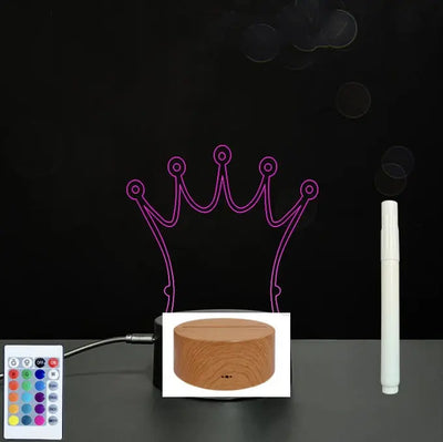 3D Acrylic Board Handwriting Message Board LED Light null