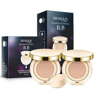 Bioaqua Air Cushion BB Cream 3 Color Concealer Moisturizing Foundation Whitening Flawless Makeup Bare For Face Beauty Makeup null