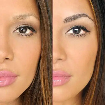 Waterproof Natural Eyebrow Pen Four-claw Eye Brow Tint Fork Tip Eyebrow Tattoo Pencil null