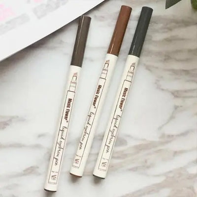 Waterproof Natural Eyebrow Pen Four-claw Eye Brow Tint Fork Tip Eyebrow Tattoo Pencil null