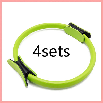 Yoga Fitness Pilates Ring Women Girls Circle Magic Dual Exercise Home Gym Workout Sports Lose Weight Body Resistance null