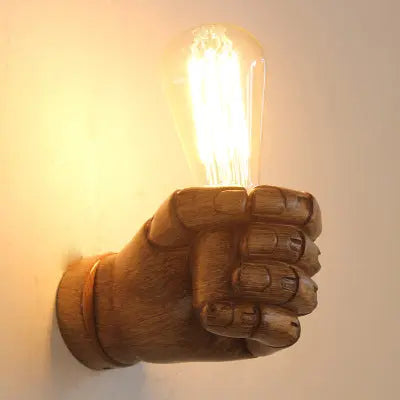 Creative Fist Wall Lamp Bar Table Restaurant Corridor Aisle Background Decoration null