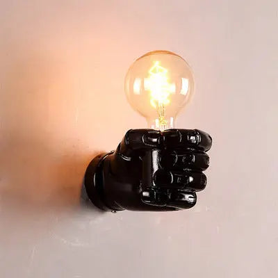 Creative Fist Wall Lamp Bar Table Restaurant Corridor Aisle Background Decoration null