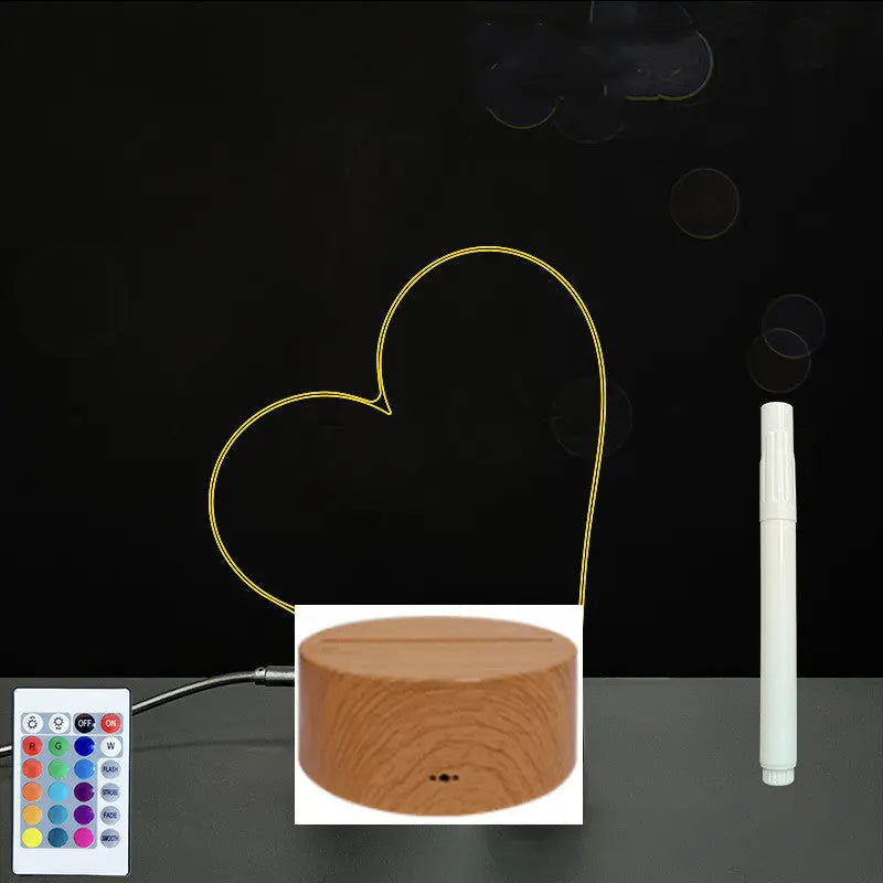 3D Acrylic Board Handwriting Message Board LED Light null