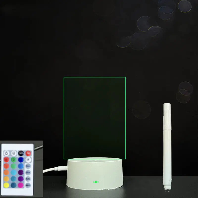 3D Acrylic Board Handwriting Message Board LED Light null