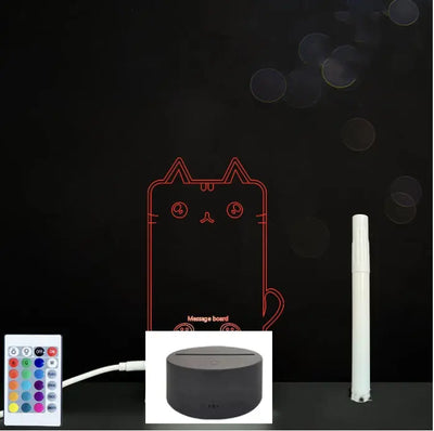 3D Acrylic Board Handwriting Message Board LED Light null