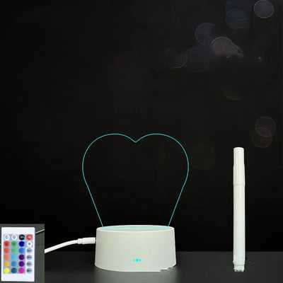 3D Acrylic Board Handwriting Message Board LED Light null