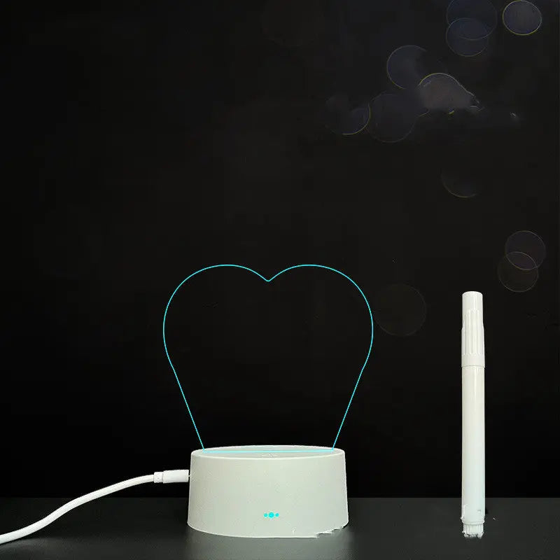 3D Acrylic Board Handwriting Message Board LED Light null