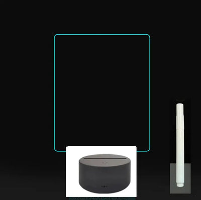 3D Acrylic Board Handwriting Message Board LED Light null