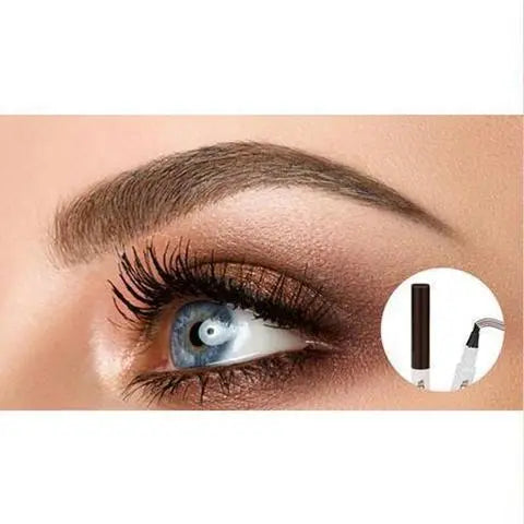 Waterproof Natural Eyebrow Pen Four-claw Eye Brow Tint Fork Tip Eyebrow Tattoo Pencil null