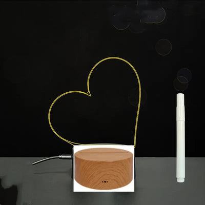 3D Acrylic Board Handwriting Message Board LED Light null