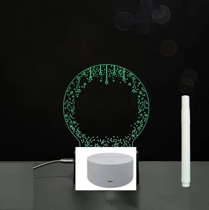 3D Acrylic Board Handwriting Message Board LED Light null