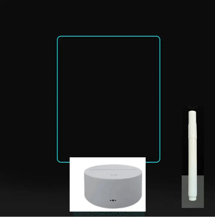 3D Acrylic Board Handwriting Message Board LED Light null