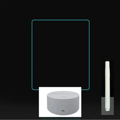 3D Acrylic Board Handwriting Message Board LED Light null