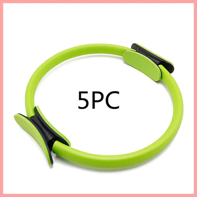 Yoga Fitness Pilates Ring Women Girls Circle Magic Dual Exercise Home Gym Workout Sports Lose Weight Body Resistance null