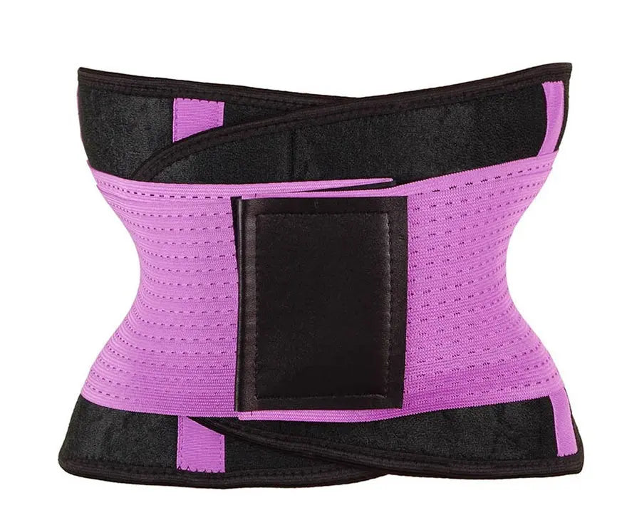 Waist Trimmer Belt Body Shaper Abdominal Trainer Weight Loss Fat Burning Straps null
