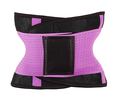 Waist Trimmer Belt Body Shaper Abdominal Trainer Weight Loss Fat Burning Straps null