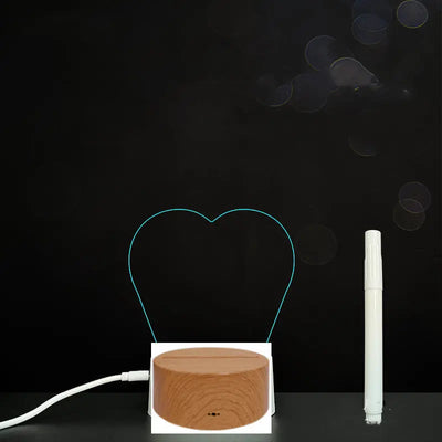 3D Acrylic Board Handwriting Message Board LED Light null