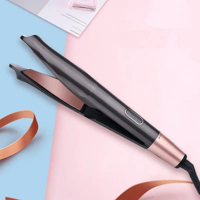 2 In1 Professional Hair Straightener Hair Crimper Dry/Wet Hair Straightening Curling Comb null