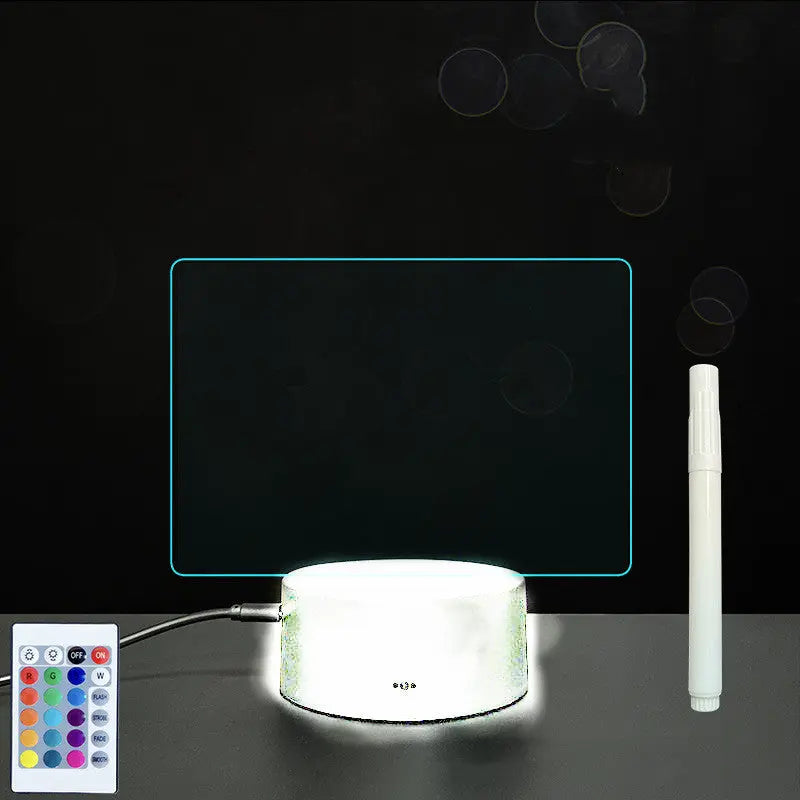 3D Acrylic Board Handwriting Message Board LED Light null