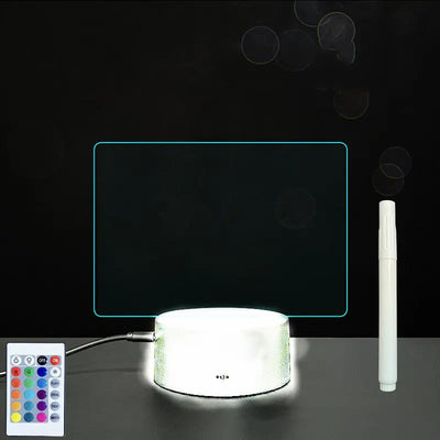 3D Acrylic Board Handwriting Message Board LED Light null