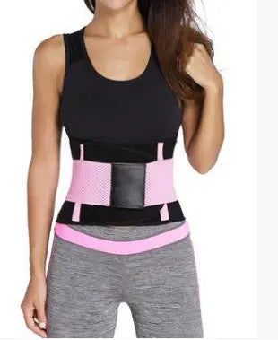 Waist Trimmer Belt Body Shaper Abdominal Trainer Weight Loss Fat Burning Straps null