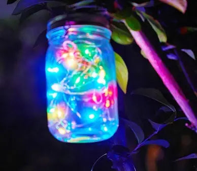 Solar Mason Jar  Light Decoration Mason Jar Light Outdoor Hanging Light Mason Jar Light String null