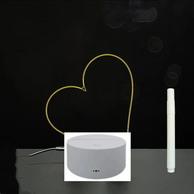 3D Acrylic Board Handwriting Message Board LED Light null