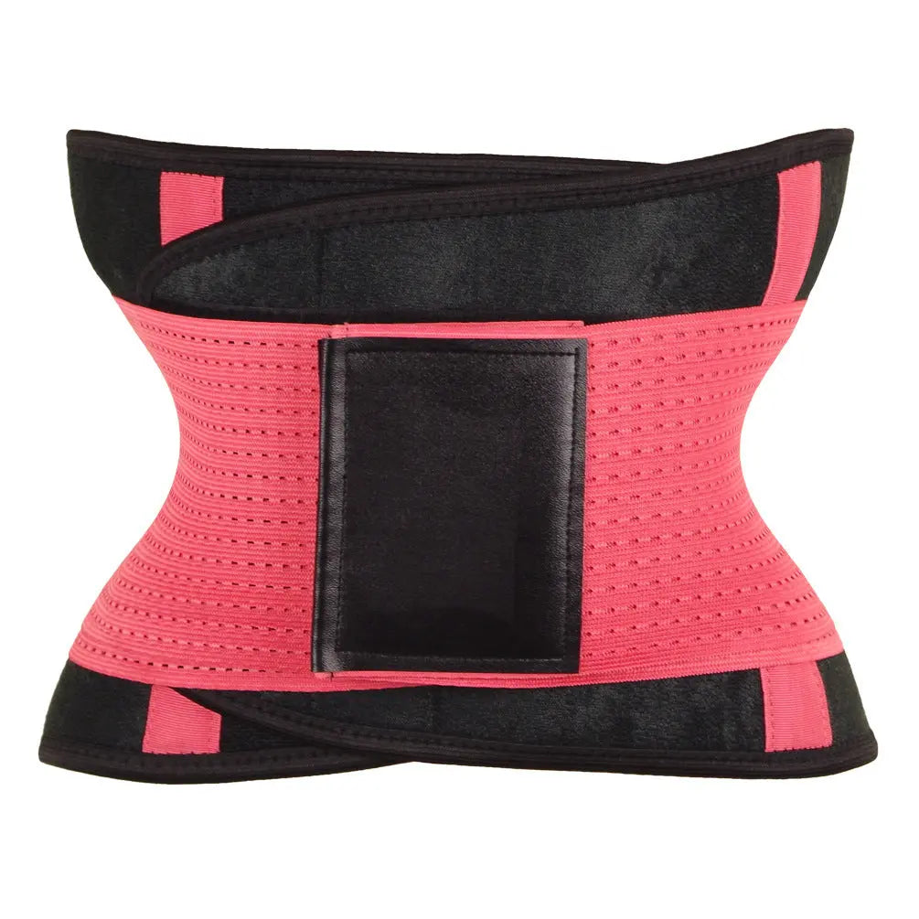 Waist Trimmer Belt Body Shaper Abdominal Trainer Weight Loss Fat Burning Straps null