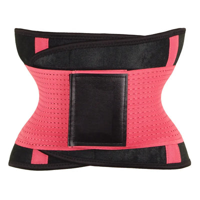 Waist Trimmer Belt Body Shaper Abdominal Trainer Weight Loss Fat Burning Straps null