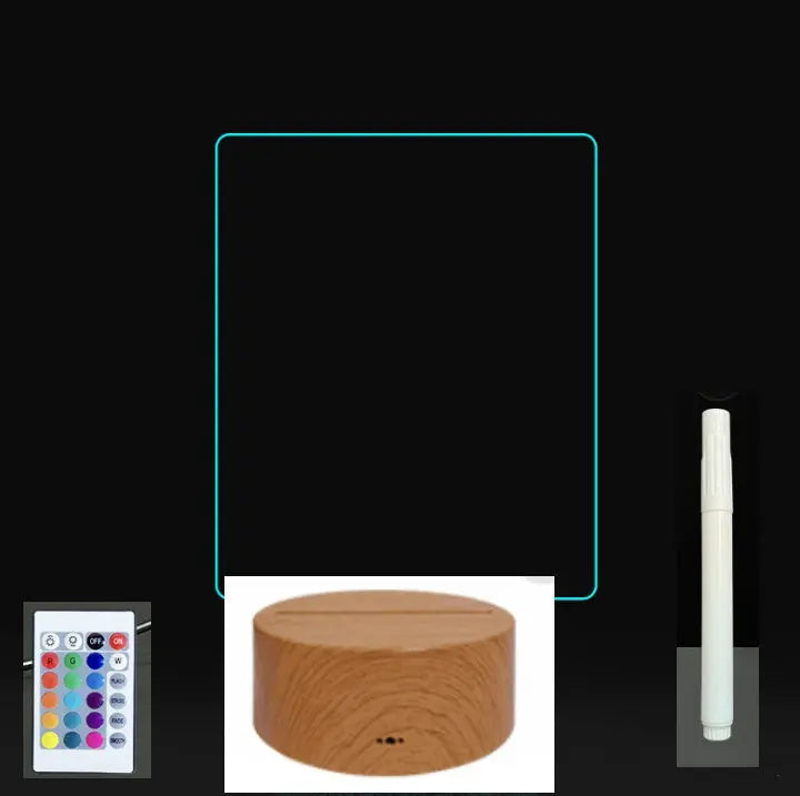 3D Acrylic Board Handwriting Message Board LED Light null