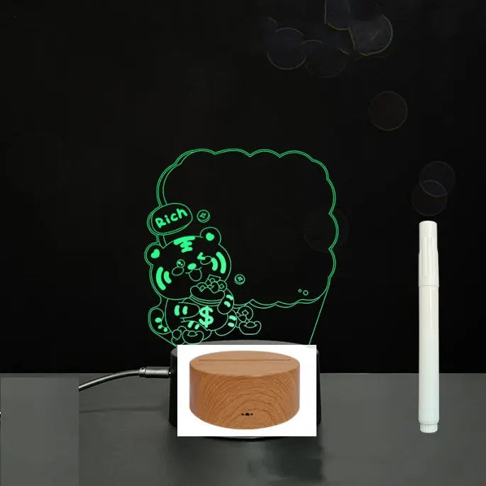 3D Acrylic Board Handwriting Message Board LED Light null