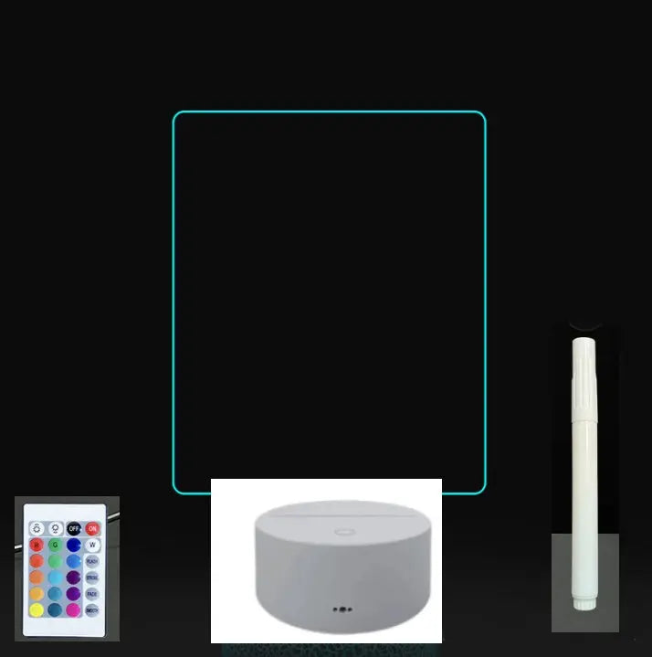 3D Acrylic Board Handwriting Message Board LED Light null