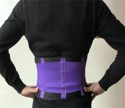 Waist Trimmer Belt Body Shaper Abdominal Trainer Weight Loss Fat Burning Straps null