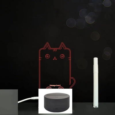 3D Acrylic Board Handwriting Message Board LED Light null