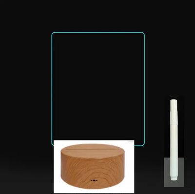 3D Acrylic Board Handwriting Message Board LED Light null