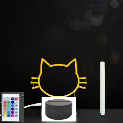 3D Acrylic Board Handwriting Message Board LED Light null