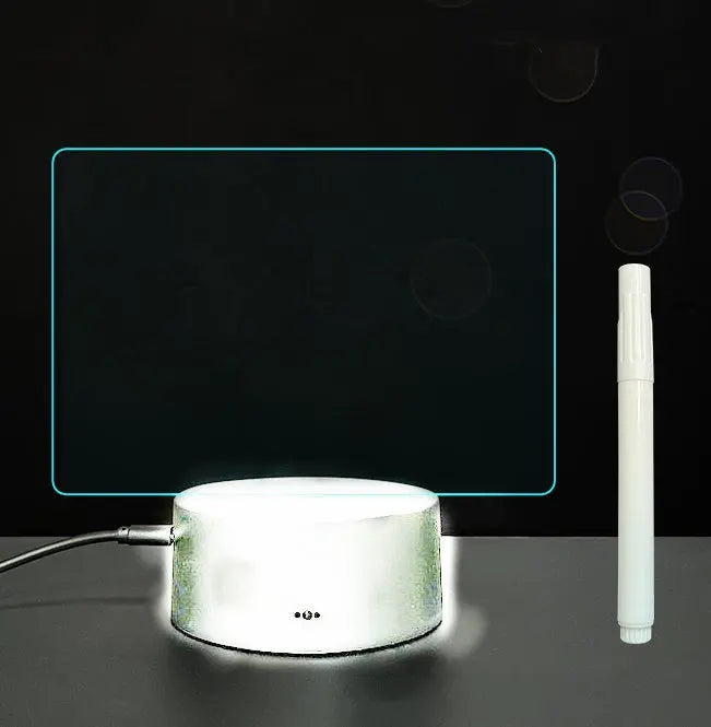 3D Acrylic Board Handwriting Message Board LED Light null