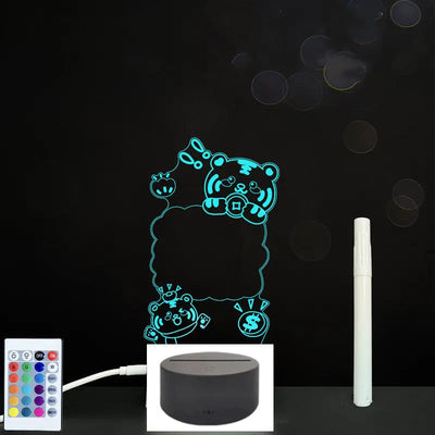 3D Acrylic Board Handwriting Message Board LED Light null