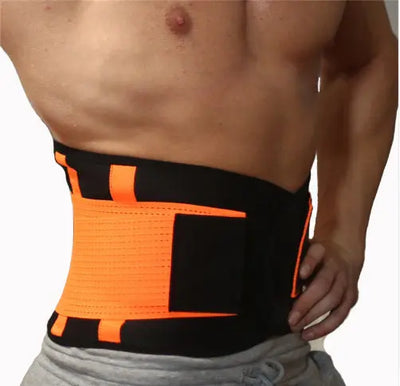 Waist Trimmer Belt Body Shaper Abdominal Trainer Weight Loss Fat Burning Straps null