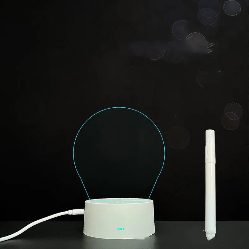 3D Acrylic Board Handwriting Message Board LED Light null