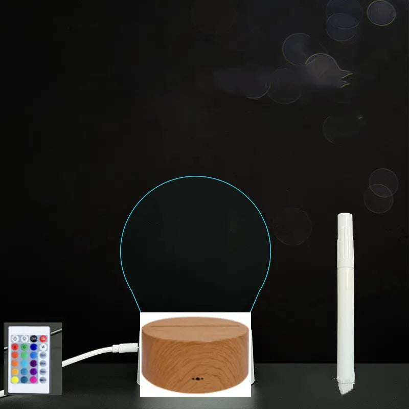 3D Acrylic Board Handwriting Message Board LED Light null
