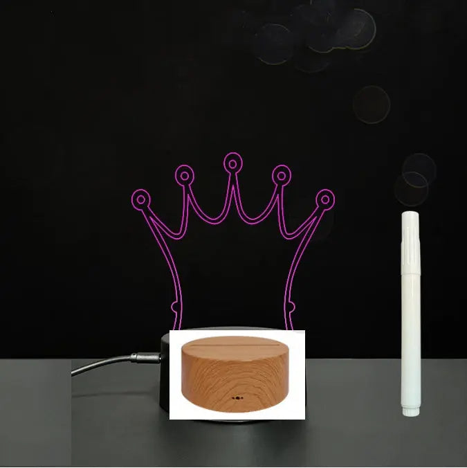 3D Acrylic Board Handwriting Message Board LED Light null