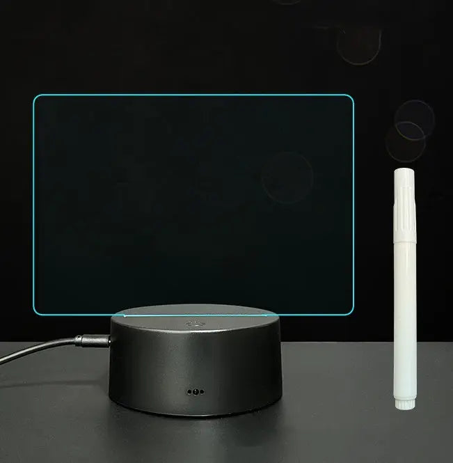 3D Acrylic Board Handwriting Message Board LED Light null