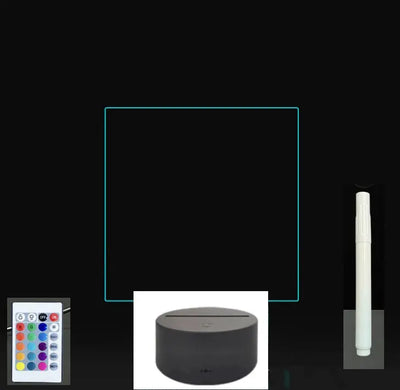 3D Acrylic Board Handwriting Message Board LED Light null