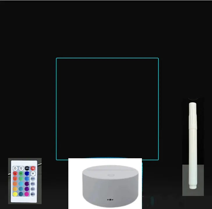 3D Acrylic Board Handwriting Message Board LED Light null