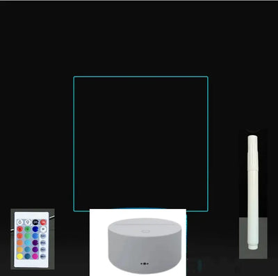 3D Acrylic Board Handwriting Message Board LED Light null